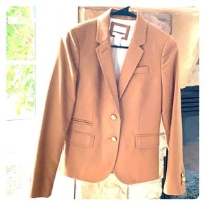J. CREW Schoolboy Khaki Suit Coat Jacket In EUC